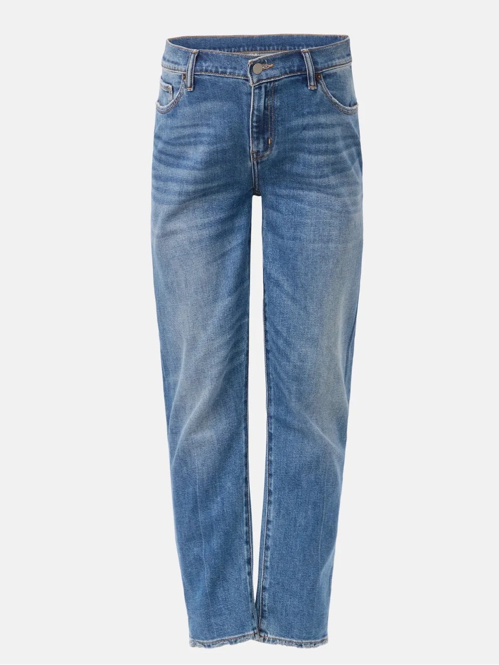 Hatch Women's Boyfriend Jeans in Light Blue Wash